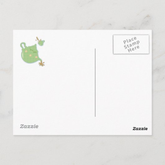 Alice in Wonderland Briefkaart (Achterkant)