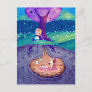 Alice in Wonderland Briefkaart