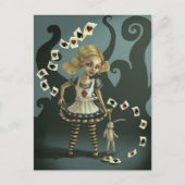 Alice in Wonderland Briefkaart (Voorkant)