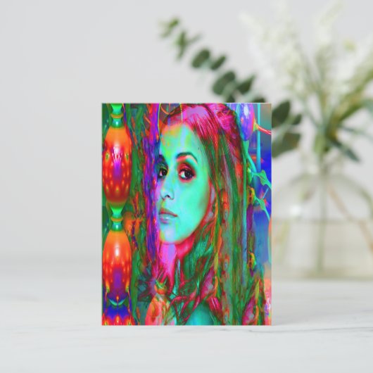 Alice in Wonderland Briefkaart (Staand voorkant)