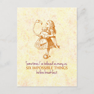 Alice in Wonderland Briefkaart