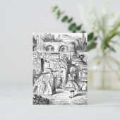 Alice in Wonderland Briefkaart (Staand voorkant)
