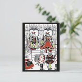 Alice in Wonderland Briefkaart (Staand voorkant)