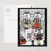 Alice in Wonderland Briefkaart (Voorkant / Achterkant)