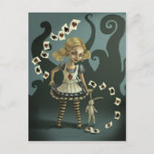 Alice in Wonderland Briefkaart (Voorkant)