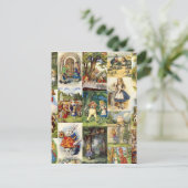 alice in wonderland briefkaart (Staand voorkant)