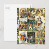 alice in wonderland briefkaart (Voorkant / Achterkant)