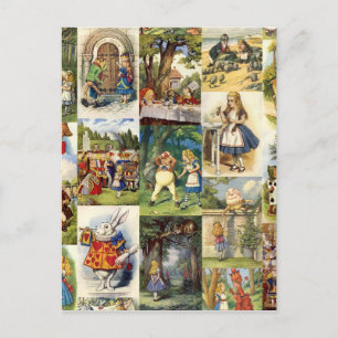 alice in wonderland briefkaart