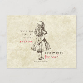  Alice in Wonderland Briefkaart
