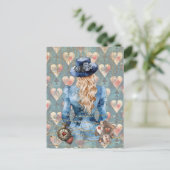 Alice in Wonderland Briefkaart (Staand voorkant)