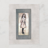 Alice in Wonderland Briefkaart (Voorkant)
