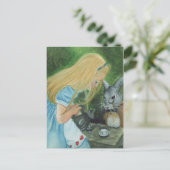 Alice in wonderland Briefkaart (Staand voorkant)