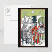 Alice in Wonderland Briefkaart (Voorkant / Achterkant)