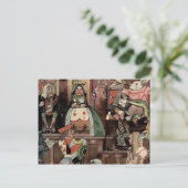 Alice in Wonderland Briefkaart (Staand voorkant)