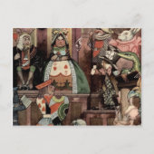 Alice in Wonderland Briefkaart (Voorkant)
