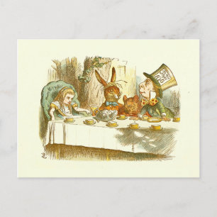 Alice in Wonderland Briefkaart (Mad Tea Party)