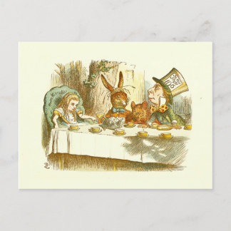 Alice in Wonderland Briefkaart (Mad Tea Party)