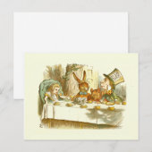 Alice in Wonderland Briefkaart (Mad Tea Party) (Voorkant / Achterkant)