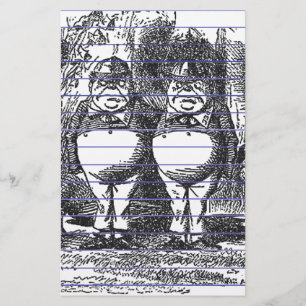 Alice in Wonderland Briefpapier