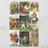 alice in wonderland briefpapier (Voorkant)