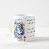 Alice in wonderland bruids feestgeschenken koffiemok (Voorkant links)