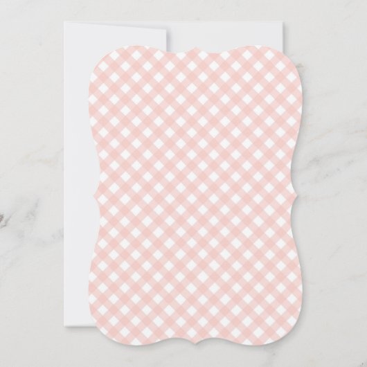 Alice in Wonderland bruidsdouche uitnodiging roze (Achterkant)