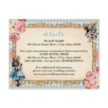 Alice in Wonderland Bruidsfeest Extra Details