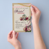 Alice in Wonderland Bruidsuitnodiging Theepartij U Flyer (Hand)