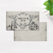  Alice in Wonderland Bruiloft Drink Kaarten Visitekaartje (Bureau)