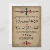  Alice in Wonderland bruiloft Kaart (Voorkant)