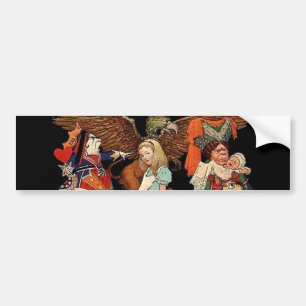 Alice in Wonderland Bumpersticker