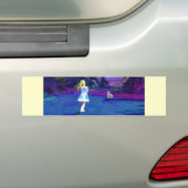 Alice in Wonderland Bumpersticker (Op auto)