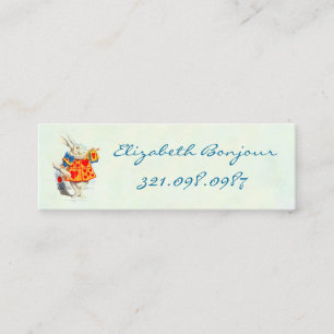 Alice in Wonderland ~ Business & Calling Card Contactkaartje