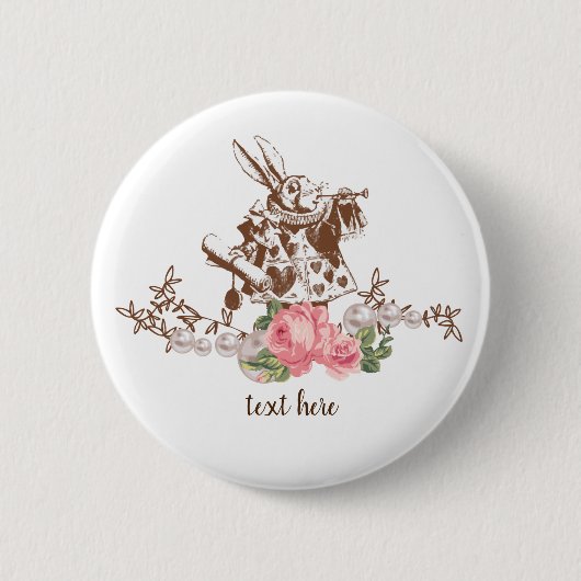 alice in wonderland Button (Voorkant)