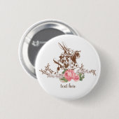 alice in wonderland Button (Voorkant /achterkant)