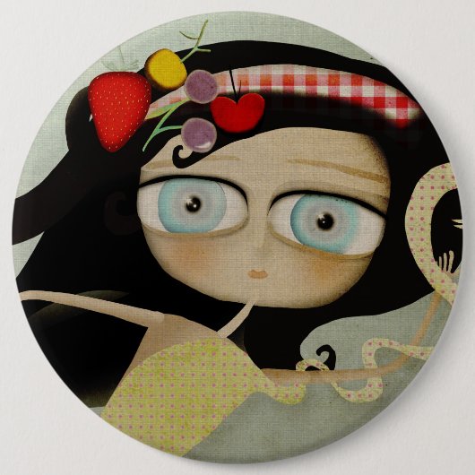 Alice in Wonderland Button (Voorkant)
