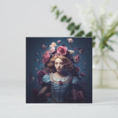 Alice in Wonderland cadeaukaart (Staand voorkant)