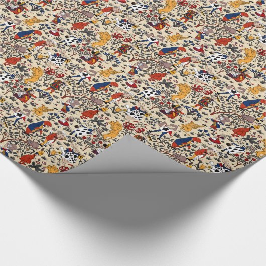 Alice in Wonderland Cadeaupapier (Hoek)