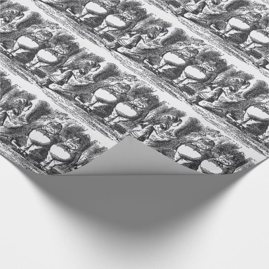 Alice in Wonderland Cadeaupapier (Hoek)