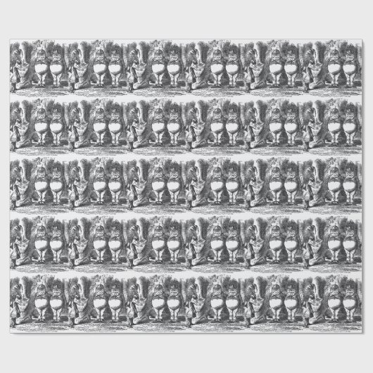 Alice in Wonderland Cadeaupapier (Vlak)
