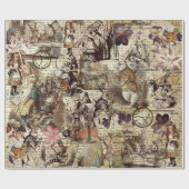 Alice in Wonderland Cadeaupapier (Vlak)