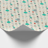 Alice in wonderland cadeaupapier (Hoek)