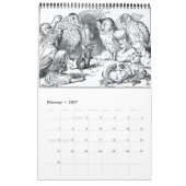 Alice in Wonderland Calendar Kalender (Feb 2027)