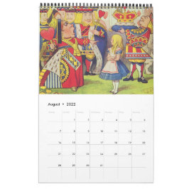 Alice in Wonderland Calendar Kalender