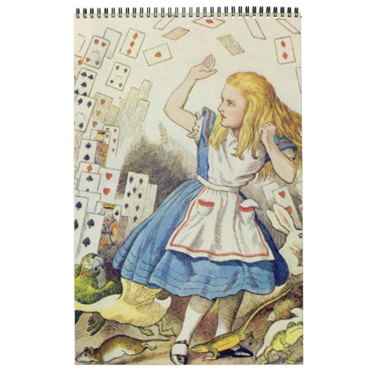 Alice in Wonderland Calendar Kalender (Hoes)