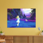 Alice in Wonderland Canvas Afdruk (Insitu (Woonkamer))