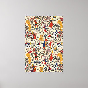 Alice in Wonderland Canvas Afdruk