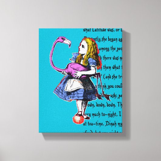 Alice in Wonderland Canvas Afdruk (Voorkant)