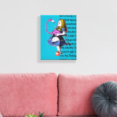 Alice in Wonderland Canvas Afdruk (Insitu (Woonkamer))
