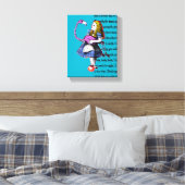 Alice in Wonderland Canvas Afdruk (Insitu (Slaapkamer))